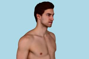 Philip Posed Swimwear Swimwear, Swimwear-bundle, posed, summer, beach, boy, male, man, scanned, people, renderpeople